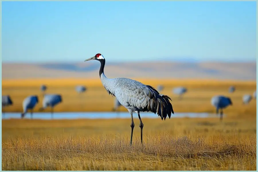 Infographic on crane photography tips in Michigan